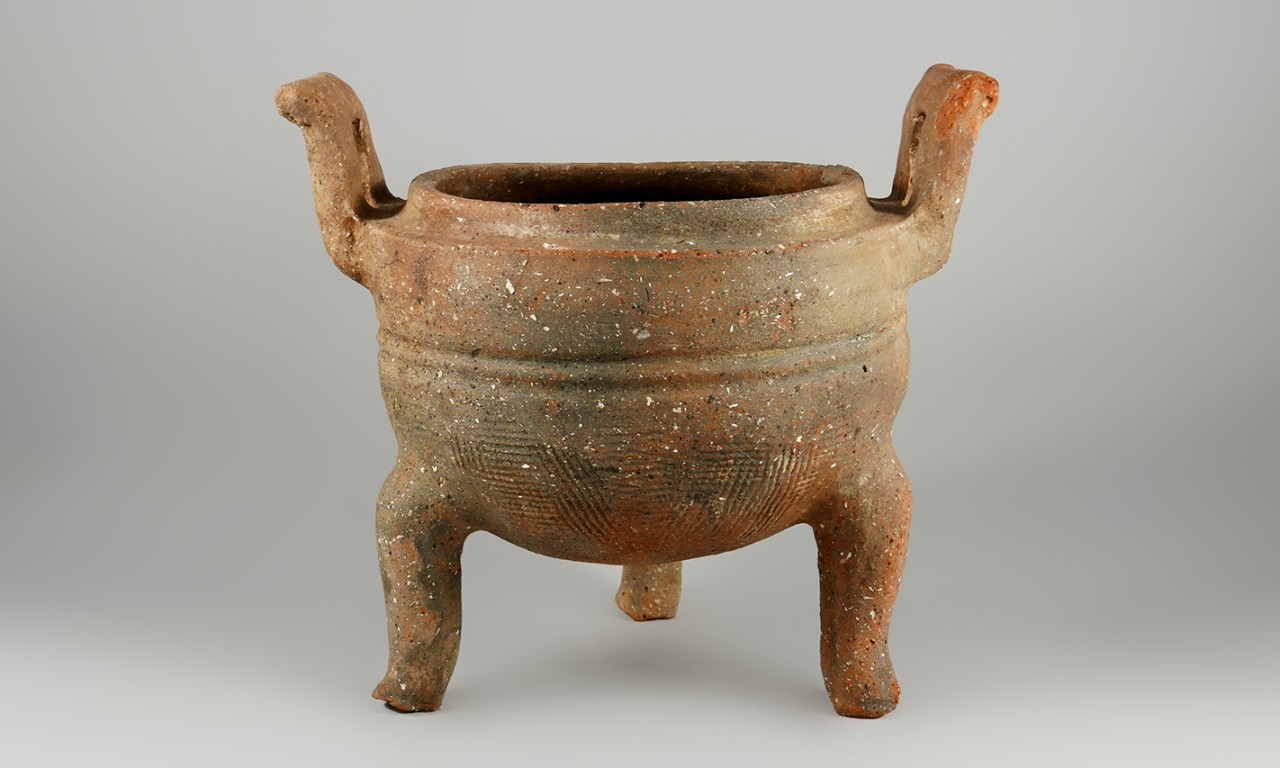 Ritual tripod cauldron (Ding), China, Shang dynasty (ca. 1600–1046 BCE)