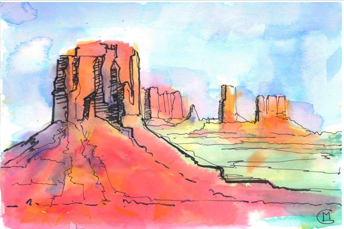 Anne's Treasures | Watercolor Landscape
