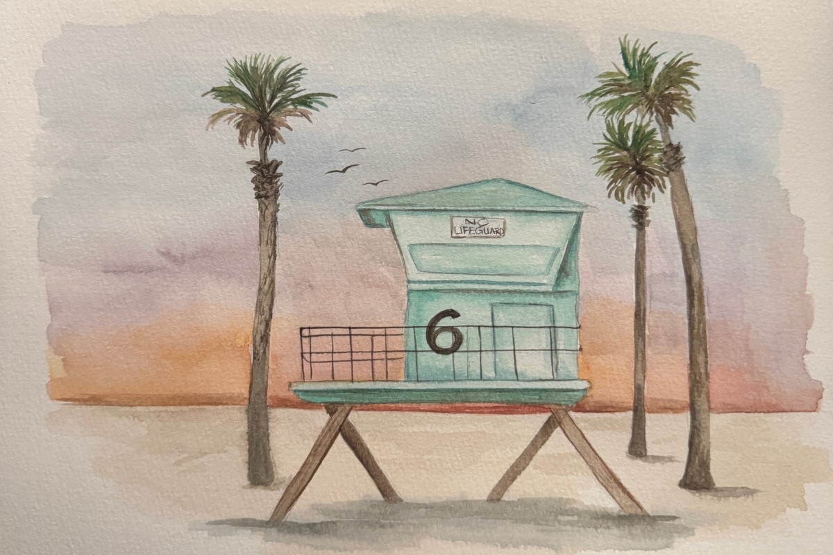 California Dreaming Watercolor Workshop with Erna van Dyk 