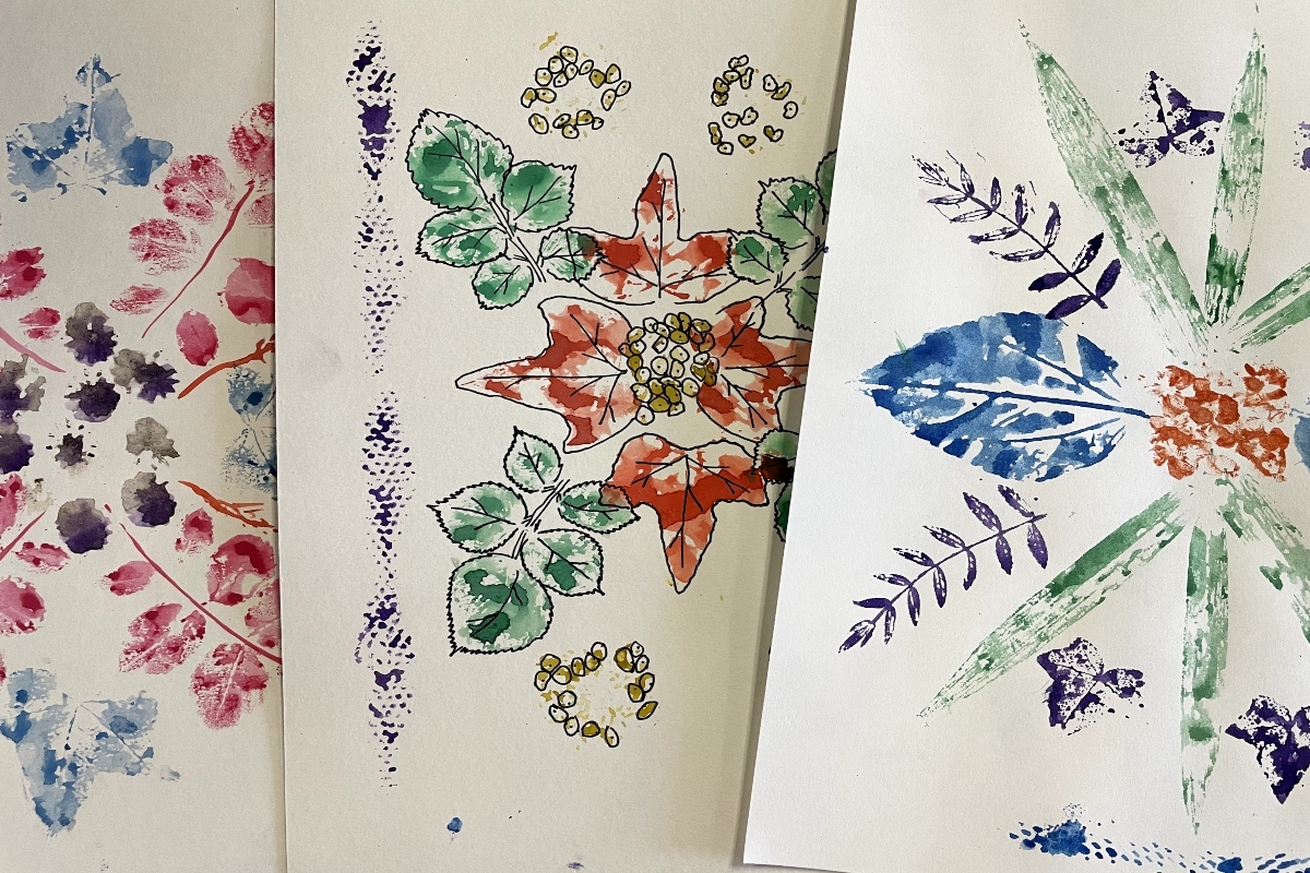Anne's Treasures | Watercolor Leaf Mandalas