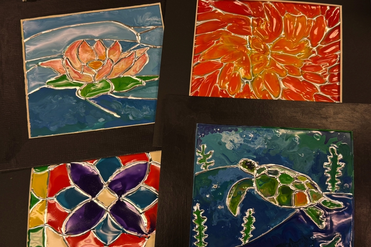 Anne's Treasures | Tin Foil 'Enameling'